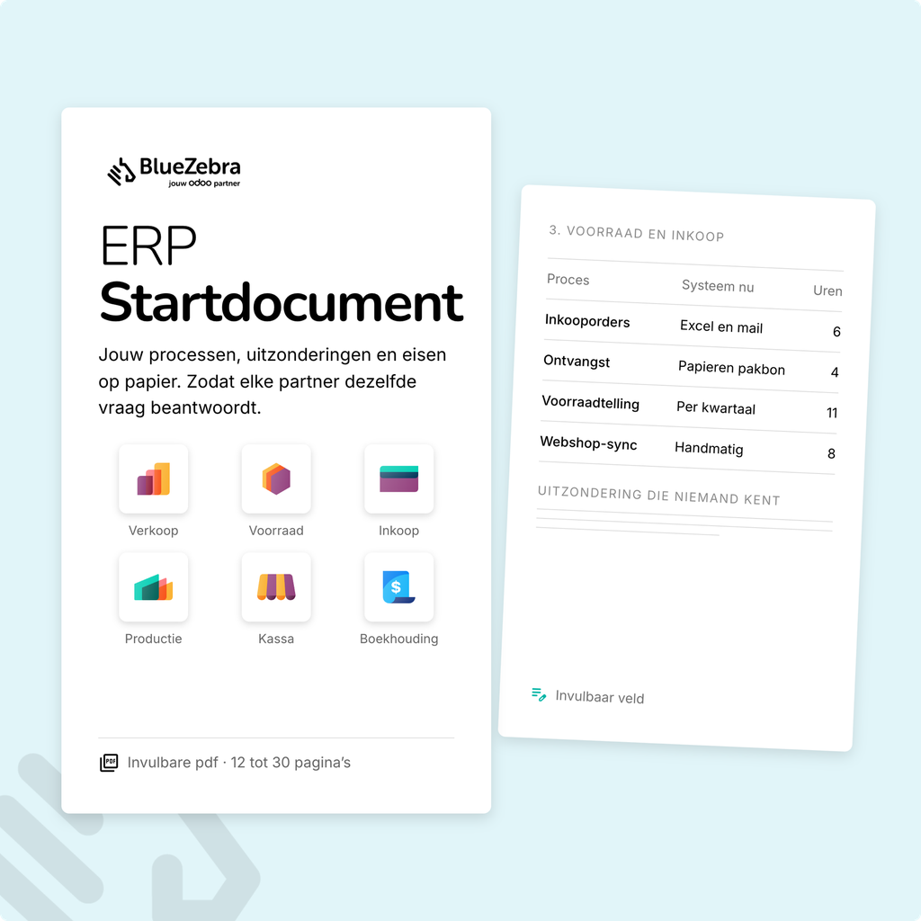 Het ERP Startdocument
